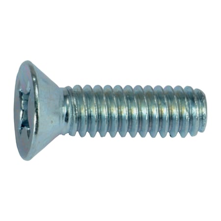 Midwest Fastener #12-24 x 3/4 in Phillips Flat Machine Screw, Zinc Plated Steel, 25 PK 32063